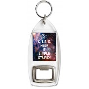 K. I. S. S. Keep It Simple Stupid! - Bottle Opener Keyring