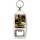 Keep Calm Love Mince Pies and Mulled Wine - Bottle Opener Keyring
