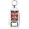 A Balanced Diet is a Gin in Both Hands - Bottle Opener Keyring