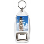 Keep Calm and Love Epsom - Bottle Opener Keyring