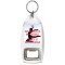Education is Important but Dance is Importanter - Bottle Opener Keyring