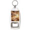 Growing old is Compulsory, Growing up is Optional. - Bottle Opener Keyring