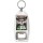 Keep Calm and Love a Raccoon - Bottle Opener Keyring