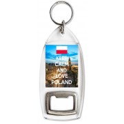 Keep Calm and Love Poland - Bottle Opener Keyring