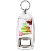 Keep Calm and Love Maple Syrup - Bottle Opener Keyring