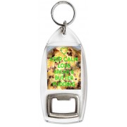 Keep Calm Love Bread & Butter Pudding - Bottle Opener Keyring
