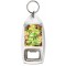 Keep Calm Love Bread & Butter Pudding - Bottle Opener Keyring