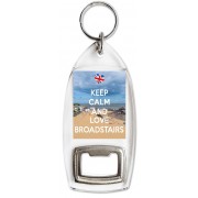 Keep Calm and Love Broadstairs - Bottle Opener Keyring