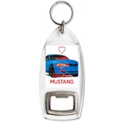 Keep Calm and Drive a Mustang - Bottle Opener Keyring