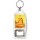 Keep Calm and Love Lemon Curd Tart - Bottle Opener Keyring