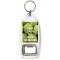 Keep Calm and Love Cabbages - Bottle Opener Keyring