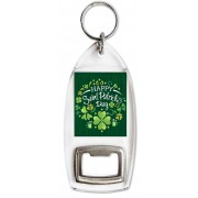 Happy Saint Patrick's Day - Bottle Opener Keyring