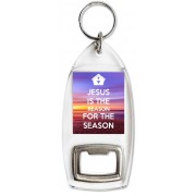 Jesus is the Reason for the Season - Bottle Opener Keyring