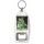 Keep Calm and Love Snow Leopards - Bottle Opener Keyring