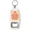 Artificial Intelligence is no Match for Natural Stupidity - Bottle Opener Keyring