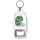Keep Calm and Love Broccoli - Bottle Opener Keyring