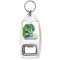 Keep Calm and Love Broccoli - Bottle Opener Keyring