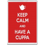 Keep Calm and Have a Cuppa - Jumbo Fridge Magnet