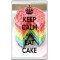 Keep Calm and Eat Cake - Jumbo Fridge Magnet
