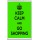 Keep Calm and Go Shopping - Jumbo Fridge Magnet