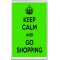 Keep Calm and Go Shopping - Jumbo Fridge Magnet