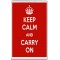 Keep Calm and Carry On - Jumbo Fridge Magnet