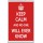 Keep Calm and No-one Will Ever Know - Jumbo Fridge Magnet