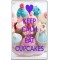 Keep Calm and Eat Cupcakes - Jumbo Fridge Magnet