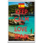 Keep Calm and Love Spain - Jumbo Fridge Magnet