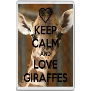 Keep Calm and Love Giraffes - Jumbo Fridge Magnet