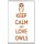 Keep Calm and Love Owls - Jumbo Fridge Magnet