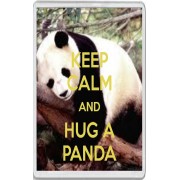 Keep Calm and Hug a Panda - Jumbo Fridge Magnet