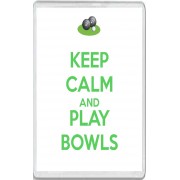 Keep Calm and Play Bowls - Jumbo Fridge Magnet