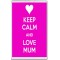 Keep Calm and Love Mum - Jumbo Fridge Magnet