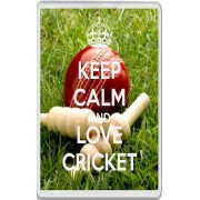 Keep Calm and Love Cricket - Jumbo Fridge Magnet