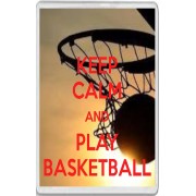 Keep Calm and Play Basketball - Jumbo Fridge Magnet