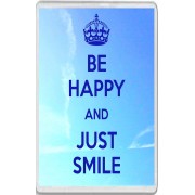 Keep Calm and Just Smile - Jumbo Fridge Magnet