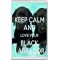 Keep Calm and Love Your Black Labrador - Jumbo Fridge Magnet