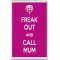 Freak Out and Call Mum - Jumbo Fridge Magnet