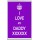 I Love My Daddy XXXXXX - Jumbo Fridge Magnet