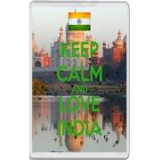 Keep Calm and Love India - Jumbo Fridge Magnet