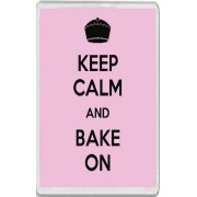 Keep Calm and Bake On - Jumbo Fridge Magnet