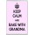 Keep Calm and Bake with Grandma - Jumbo Fridge Magnet