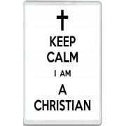 Keep Calm I am a Christian - Jumbo Fridge Magnet