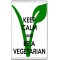 Keep Calm and Be a Vegetarian - Jumbo Fridge Magnet