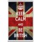 Keep Calm and Be British - Jumbo Fridge Magnet