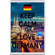 Keep Calm and Love Germany - Jumbo Fridge Magnet