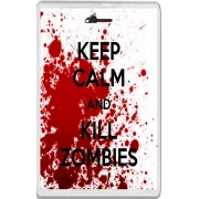 Keep Calm and Kill Zombies - Jumbo Fridge Magnet