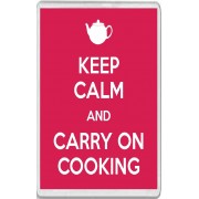 Keep Calm and Carry on Cooking - Jumbo Fridge Magnet