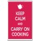 Keep Calm and Carry on Cooking - Jumbo Fridge Magnet